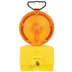 12V Amber Flashing Plastic Long Bolt Hazard Lamp