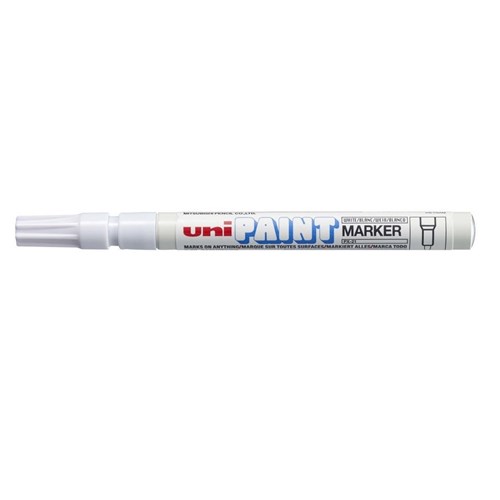 Mitsubishi Pencil Industrial UNI Paint Marker 1.2mm White