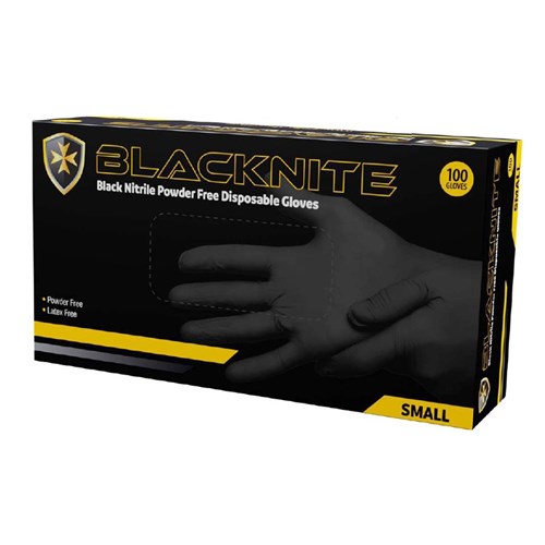 Nitrile Black Disposable Gloves