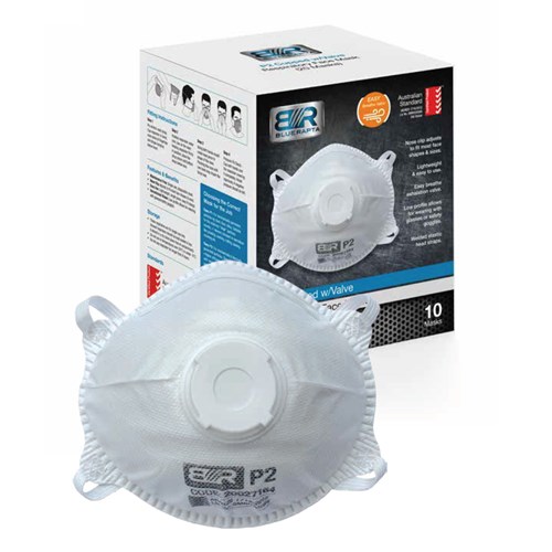 Disposable P2 Cupped Valved Respirator Mask