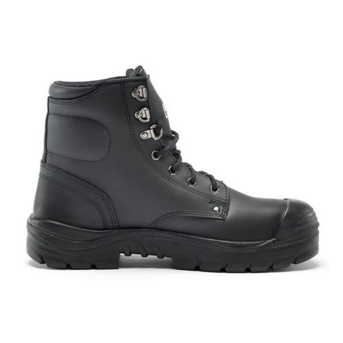 Steel blue argyle boot with bump cap