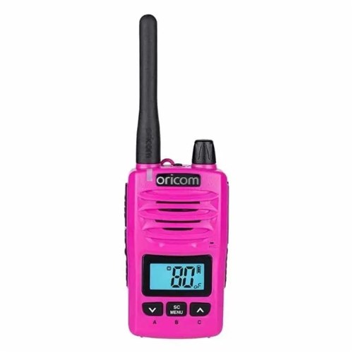 Oricom 5W Waterproof Ip67 Uhf Radio Pink