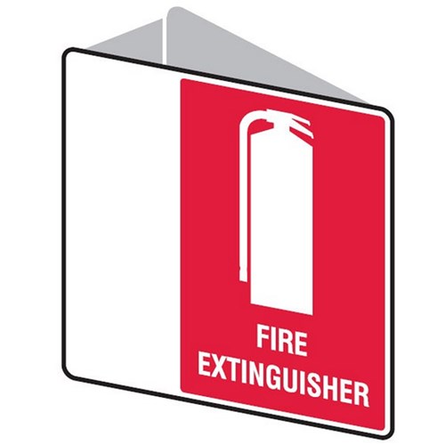 Fire Equipment Sign Fire Extinguisher Off The Wall Poly