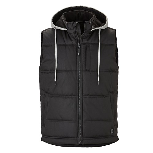 Quilted Vest with Hood
