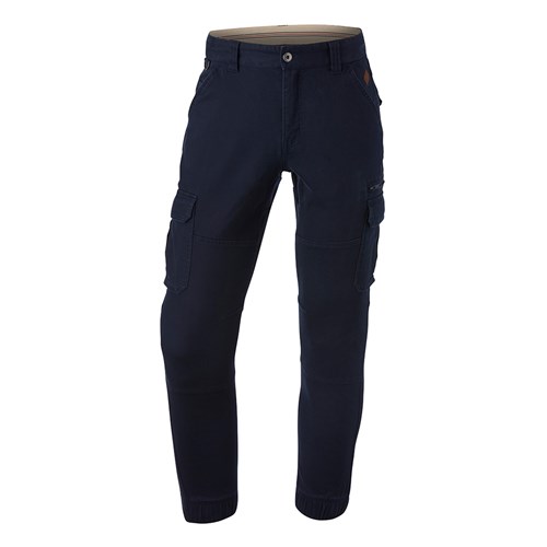 Black cargo cuffed pants