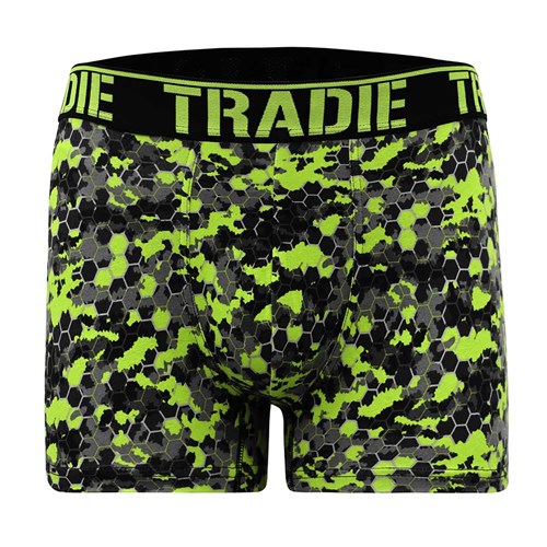 TRADIE Workwear Men's Hex Camo Printed Trunk