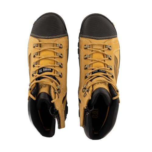 CAT Convex Safety Boot Zip Steel Toe