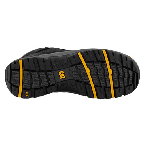 CAT Convex Zip Sided Safety Boot - Black