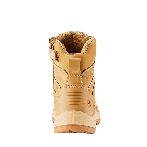 Brady Mid Zip Sided Lace Up Safety Boots