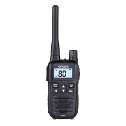 Oricom Single 2W Uhf Radio With Rechargeable Batteries