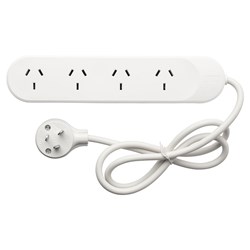 HPM Electrical 4 Outlet Powerboard