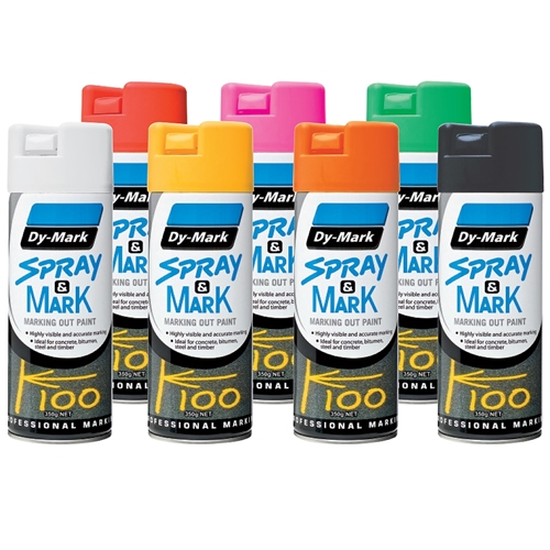 Dy-Mark Spray & Mark Profesional Marking Out Paint