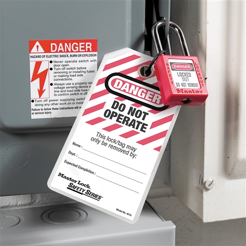 Master Lock® 'Do Not Operate' Safety Tag
